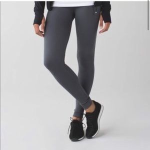 Lululemon Zone In Tight Dark Gray